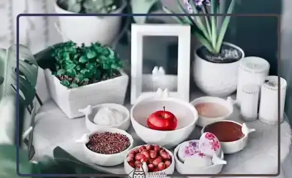 عکس اینه در سفره هفت سین