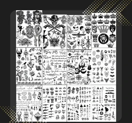 عکس تاتو موقت پسرانه