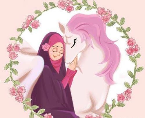 عکس پروفایل دخترونه محجبه فانتزی
