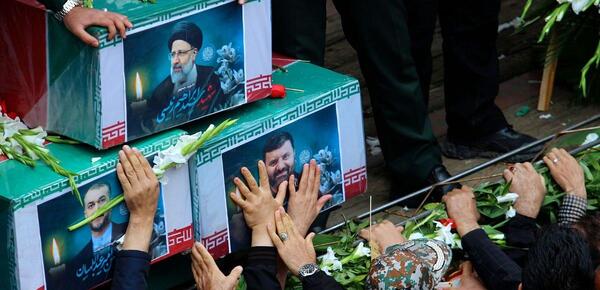 عکس چهره جنازه ی رئیس جمهور ایران