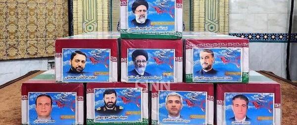عکس چهره جنازه ی رئیس جمهور ایران