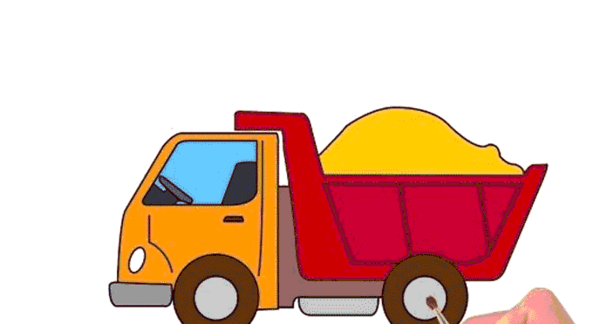 عکس نقاشی ماشین آتش نشانی برای رنگ آمیزی