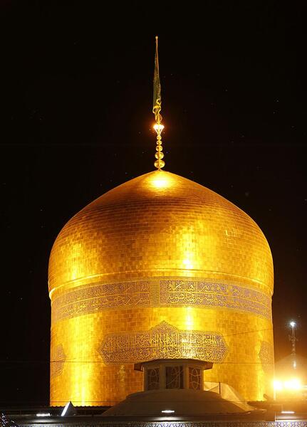عکس نقاشی گنبد امام علی