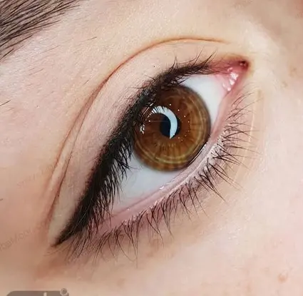 عکس تاتو خط چشم بالا