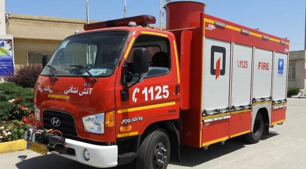 عکس ماشین آتش نشانی ساده