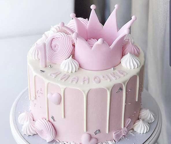عکس دختر با کیک تولد فیک