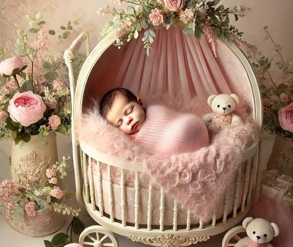 عکس متن تولد نوزاد دختر