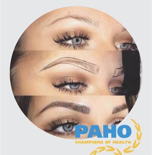 عکس تاتو ابرو طبیعی