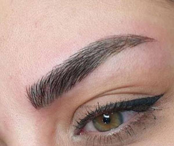 عکس تاتو ابرو طبیعی