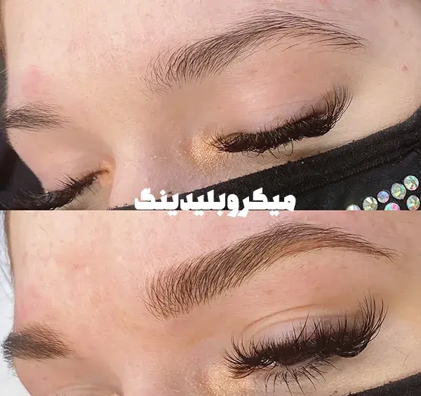 عکس تاتو ابرو طبیعی