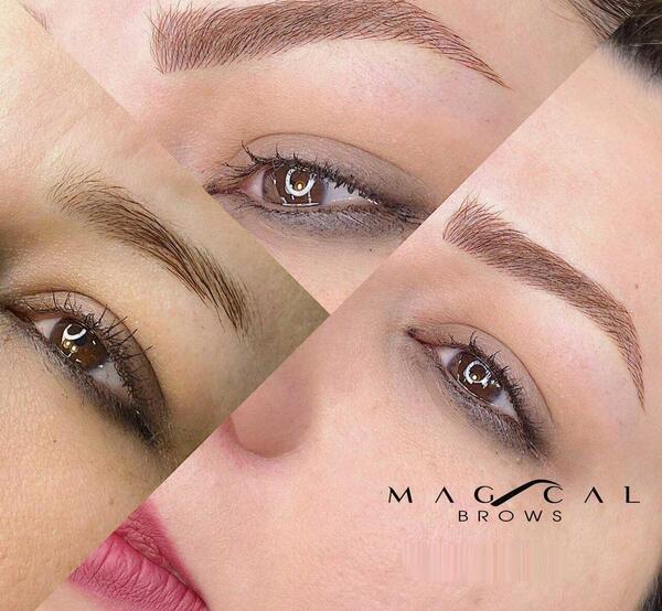 عکس تاتو ابرو طبیعی