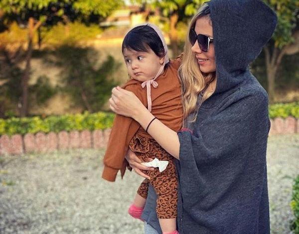 عکس بچه مهران غفوریان هانا