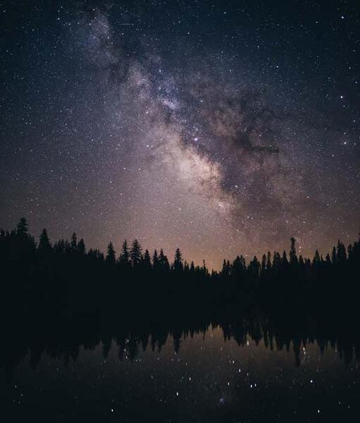 عکس آسمان طبیعی شب