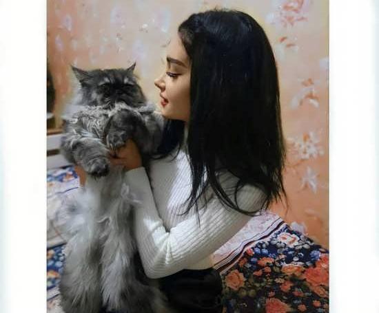 عکس پروفایل دخترونه لاکچری با گربه
