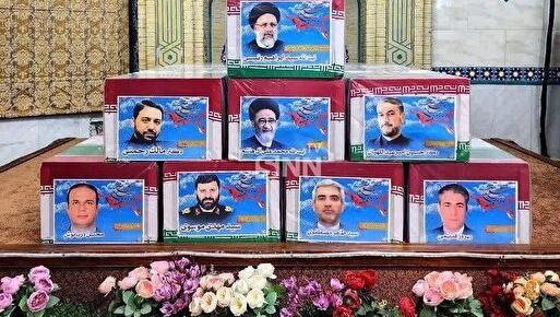 عکس صورت جنازه رئیس جمهور