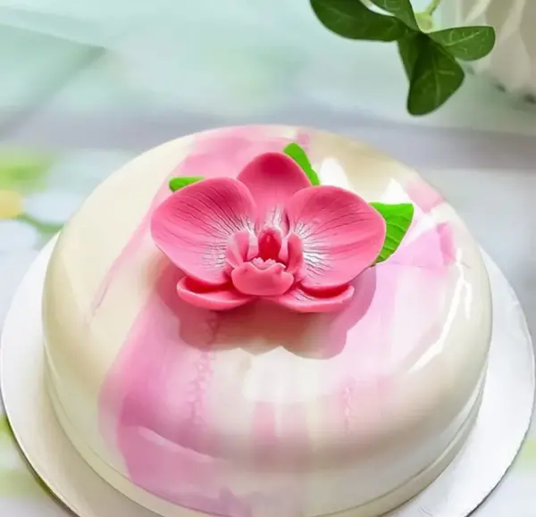 عکس کیک تولد گلی
