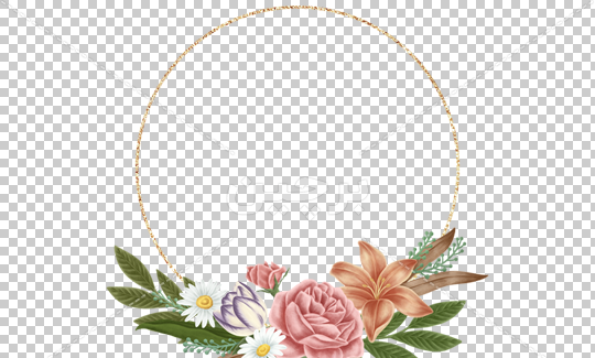 عکس گل حاشیه ای