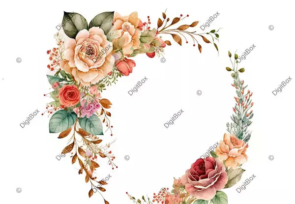 عکس گل حاشیه ای
