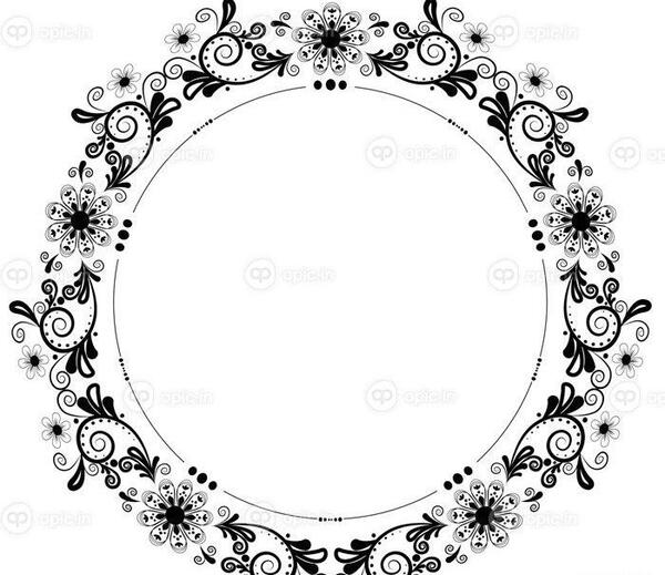 عکس گل حاشیه ای