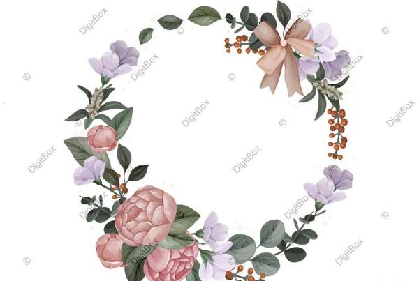 عکس گل حاشیه ای