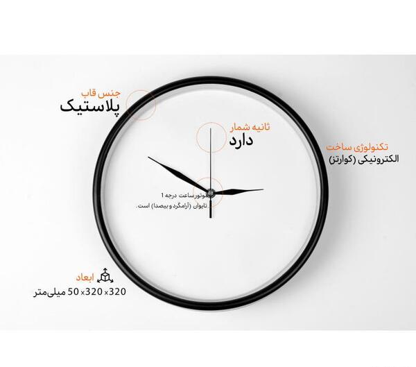 عکس ثانیه شمار ساعت