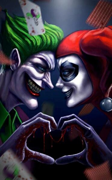 عکس پس زمینه جوکر و هارلی