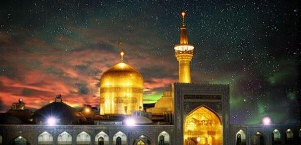 عکس پروفایل حرم امام رضا با کبوتر