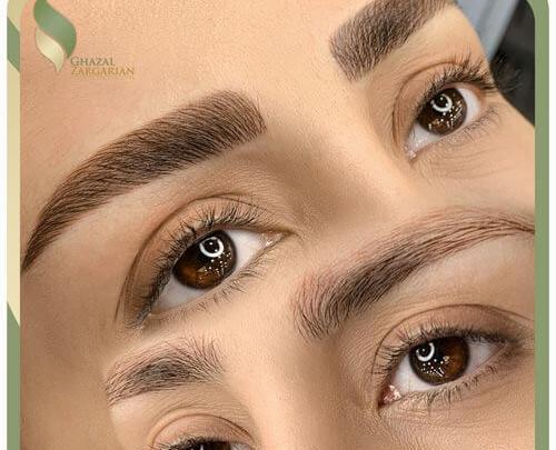 عکس ابرو تاتو شده جدید