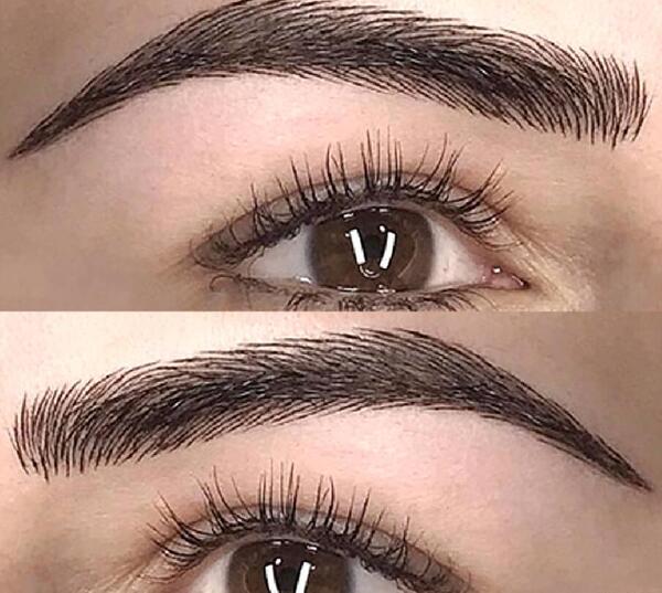 عکس ابرو تاتو شده جدید