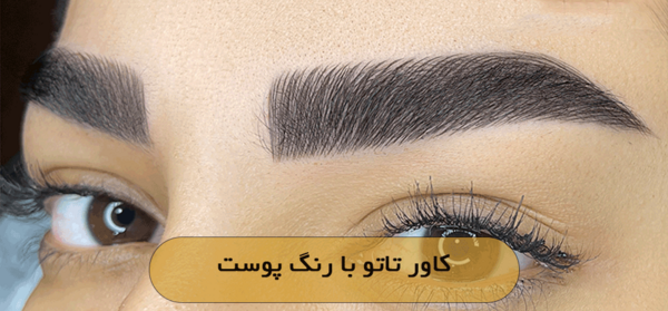 عکس تاتو ابرو رنگ روشن
