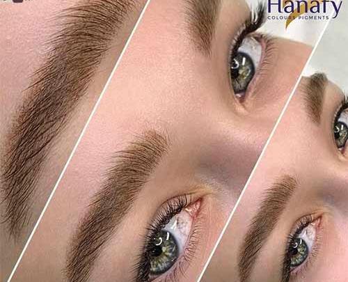 عکس تاتو ابرو رنگ روشن