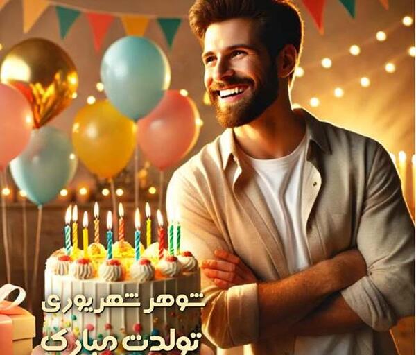عکس تبریک تولد به همسر شهریوری