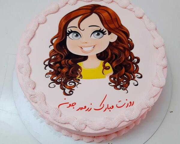 عکس کیک تولد واقعی دخترانه
