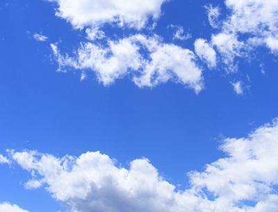 عکس آسمان آبی روشن