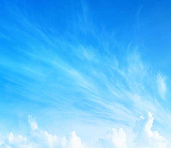 عکس آسمان آبی روشن