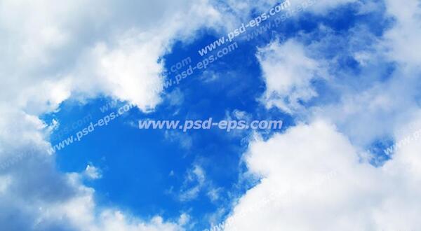 عکس آسمان آبی روشن
