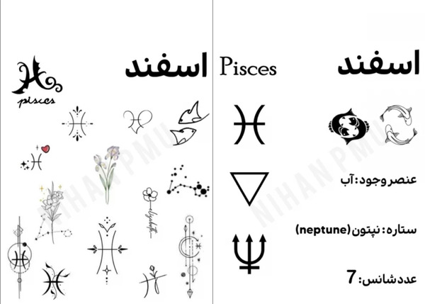 عکس تاتو خام ستاره