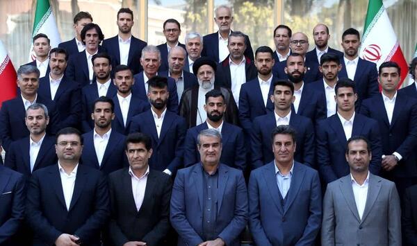 عکس تیم ملی ایران در قطر