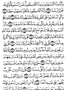 سوره جن+ عکس شبکه قرآن