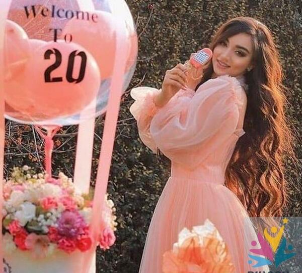 مدل عکس تولد دخترانه در طبیعت