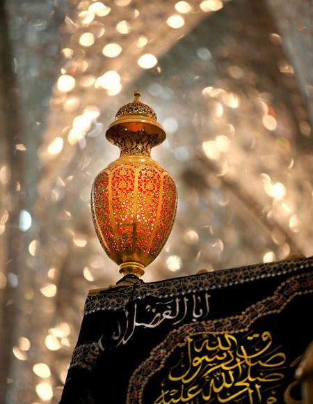 عکس جالب از حرم امام حسین