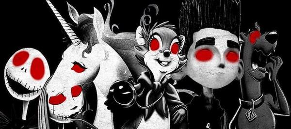 عکس های ترسناک انیمه ای