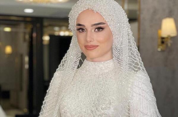 عکس های مدل لباس عروس با حجاب