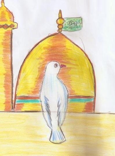 عکس امام حسین برای نقاشی کودکانه