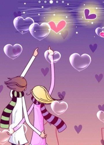 عکس تصویر زمینه زنده عاشقانه