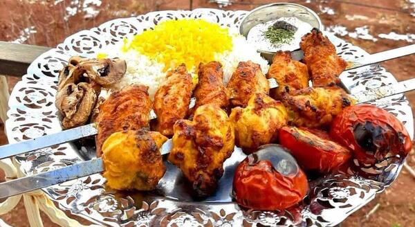 عکس غذای جوجه کباب