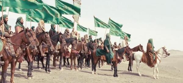 عکس امام حسین در میدان جنگ