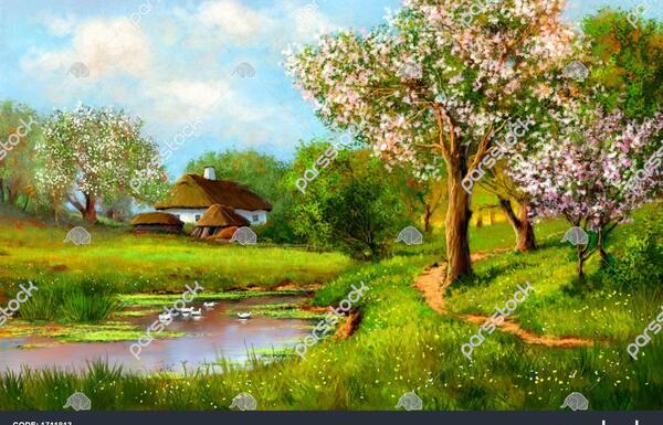 عکس طبیعت نقاشی زیبا