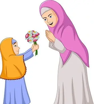 عکس پسر با حجاب کارتونی