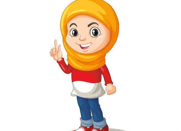 عکس پسر با حجاب کارتونی
